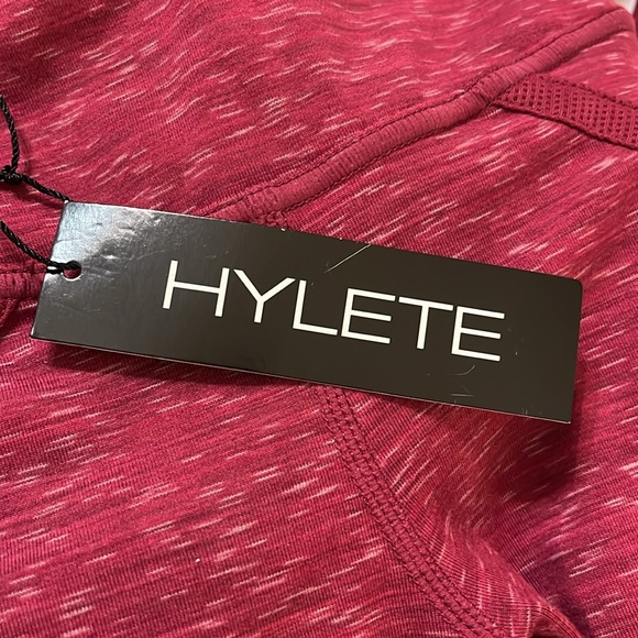 NEW Hylete Nimbus Caprite Leggings Heather Berry Plum Size XS - Picture 4 of 6